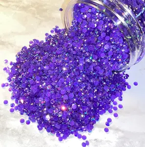 Purple AB Resin Rhinestones -