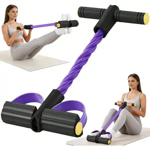 10-Tube Resistance Band for Strength Training - Enhanced Elastic Pull Rope - Portable Home Workout Equipment for Stretching & Flexibility - Heavy Duty Exercise Band for Yoga Pilates & Muscle Toning - Non-Slip Gym Gear for Men & Women