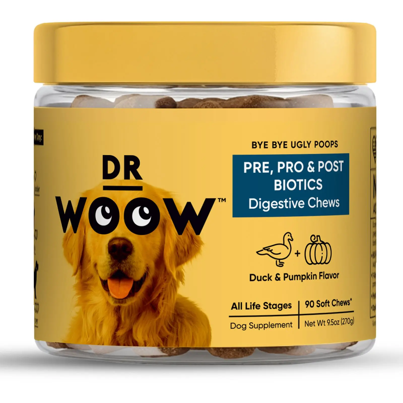 Pre-Pro-Postbiotic Chews for Dogs – Gas, Bloating & Digestion Support | Dr WOOW Feeding Pre-Pro-Postbiotic Chews for Dogs – Gas, Bloating & Digestion Support | Dr WOOW Feeding