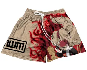 Gaara Shorts Men's Basketball Shorts Workout Sport Knee Pants with Pockets Athletic Sweat Walking Summer Shorts