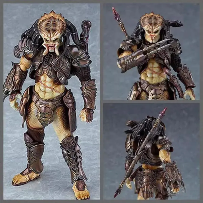 16cm Predator 2 Figma SP-109 Sci-Fi Hunter Action Figure Articulated Movie Character Model Toy With Bio-Mask Ornament Boy Gifts