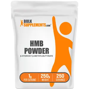 BulkSupplements - Calcium HMB Powder - Muscle Growth and Recovery - Immune - 100g-1kg - 1g per Serving