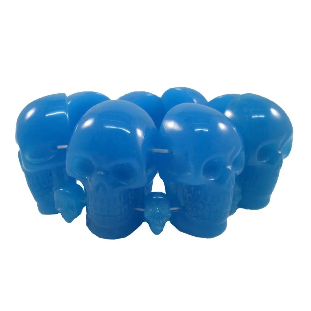 Blue Glow Skull Collection Bracelet Jewelry