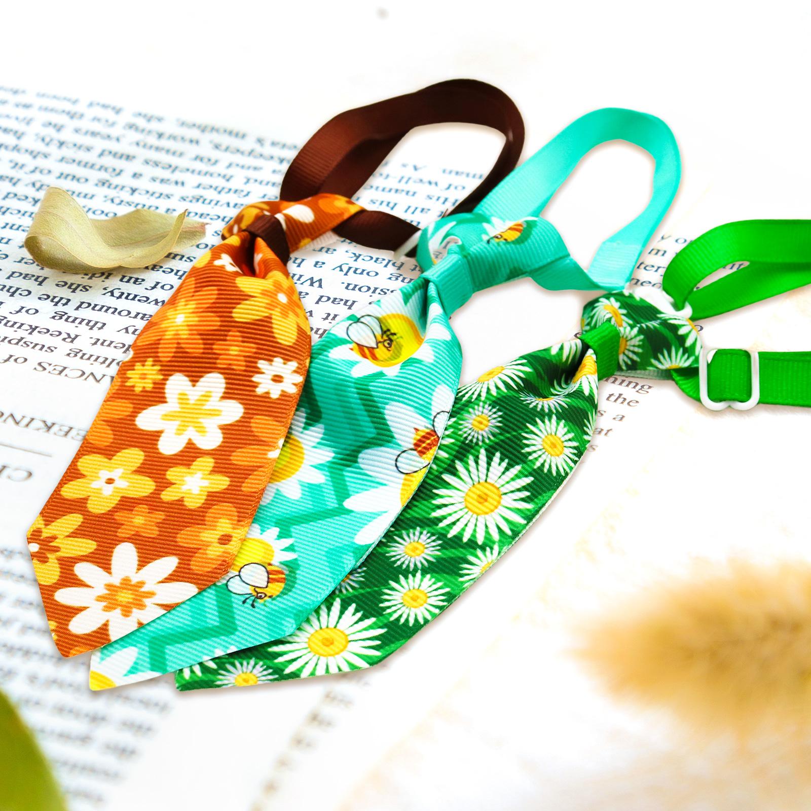 50pcs Multi Style Dog Neckties Adjustable Summer Small Medium Dog Bowties Washable Pet Grooming Accessories Mixed Colors Polyester