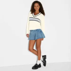 Women's V-Neck Pullover Sweater - Wild Fable