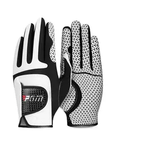 PGM Golf Gloves Men's Elastic Magic Gloves Anti-Slip Breathable Microfiber Cloth Gloves Single Left and Right Hand, Anti-Slip Gloves for Golf Unique Sticky Grip Youth Football