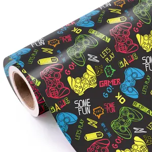 Graffiti Gift Wrapping Paper Roll, Multi-Color Graffiti Patterns, Ideal for Birthday, Casual Celebrations, DIY Craft Decoration, 43.2cm X 1000cm
