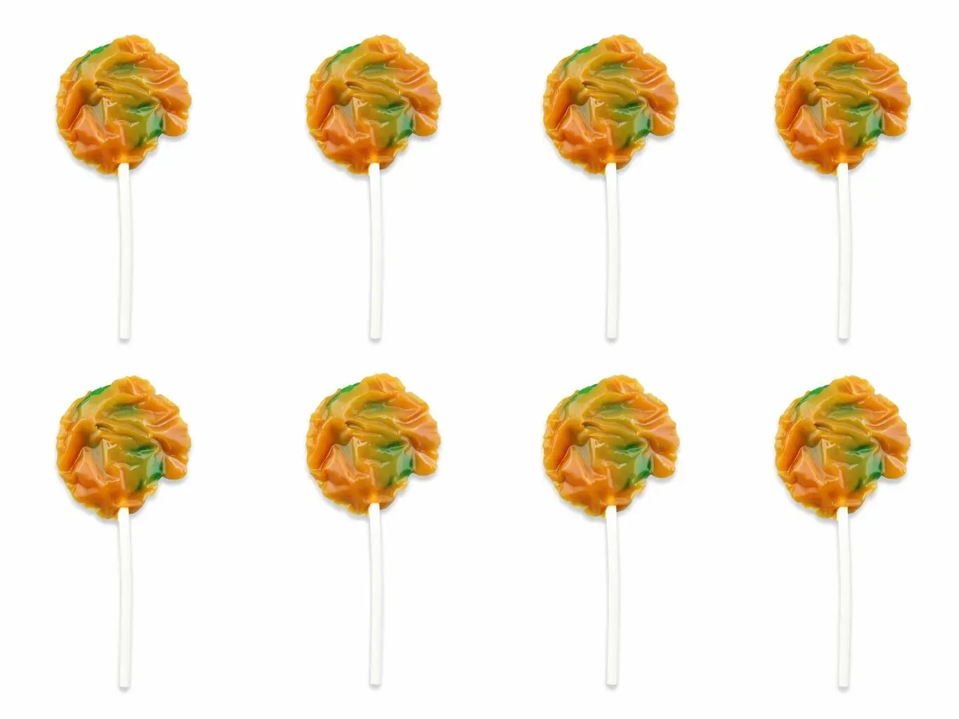 Tootsie Caramel Apple Pops 8-Pack Green Apple Candy with Chewy Caramel 0.625 oz Each Individually Wrapped for Freshness Perfect for Party Favors and Everyday Snacking