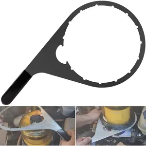 8" 482017   Fuel Filter Collar Vent Cap Wrench Metal For Davco Fuel Pro 482, 483, 485, 487, 488, 782 and Shop Pro FXPInner with 8 inch Inner Diameter
