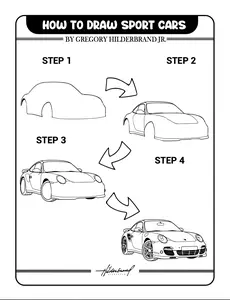 The Ultimate Sports Car Drawing Book