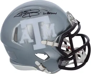 Johnny Manziel Texas A&M Aggies Autographed Riddell Flash Speed Mini Helmet with "Heisman 12" Inscription - Fanatics Authentic Certified