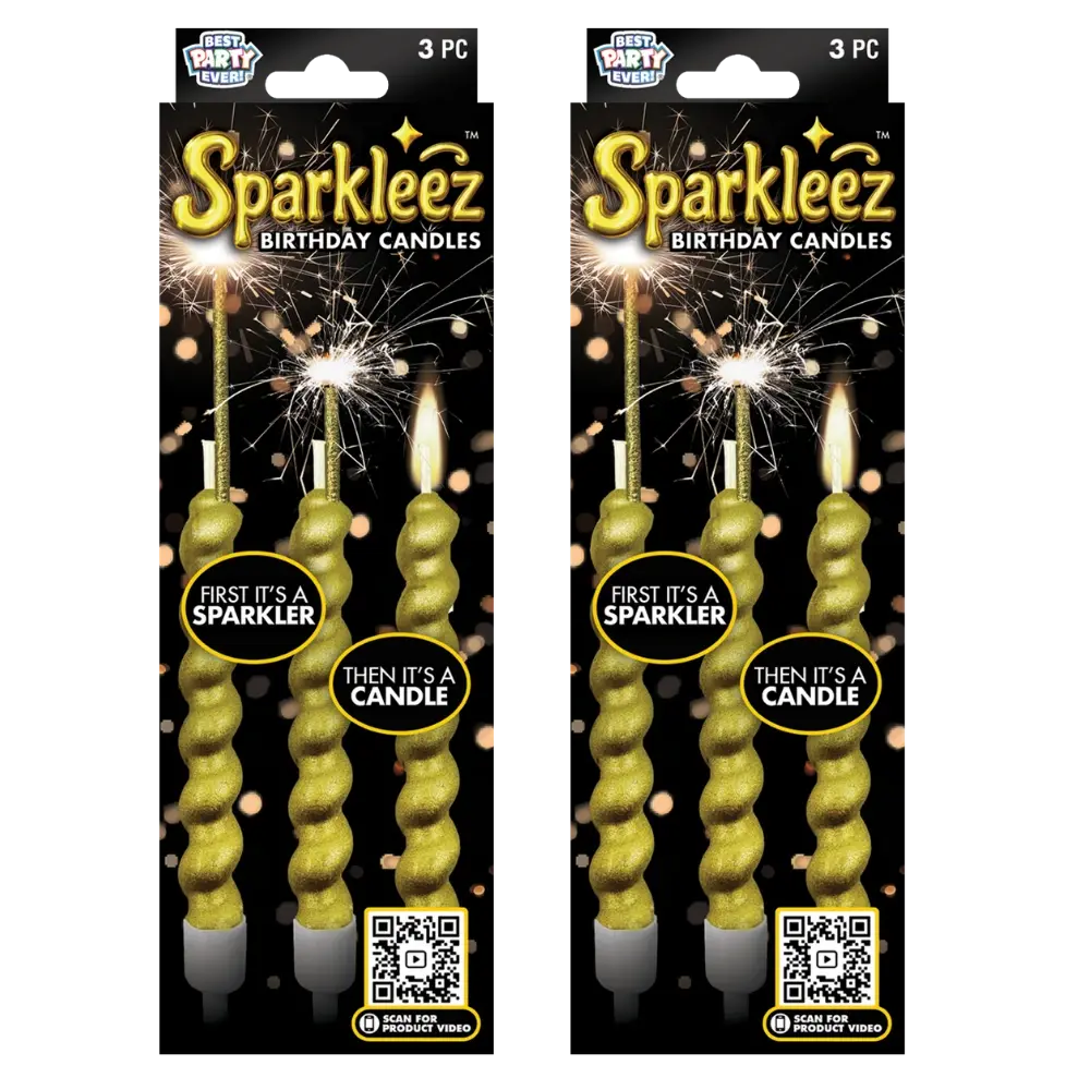 Sparkleez Sparkler Birthday Candles 2 Pack