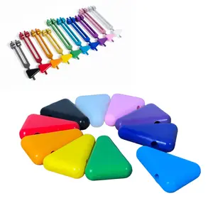 1pc Handle for Tuning Forks - Reflex Hammer, Silicone Grip for Color Coding Chakras and Relieving Pressure on Fingers - Black