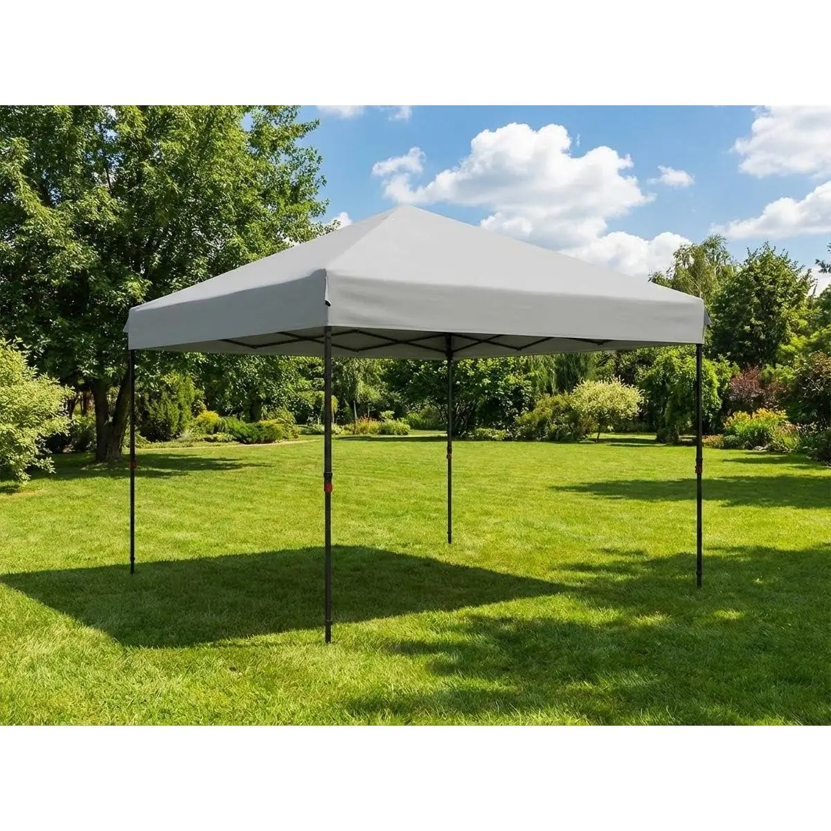 Garvee Heavy Duty Pop Up Canopy Tent, Easy One-Person Setup, 10x10 FT Commercial Instant Shelter with Removable Sidewall, UPF 50+ Waterproof Shade for Outdoor Events, Parties, Camping, and Markets