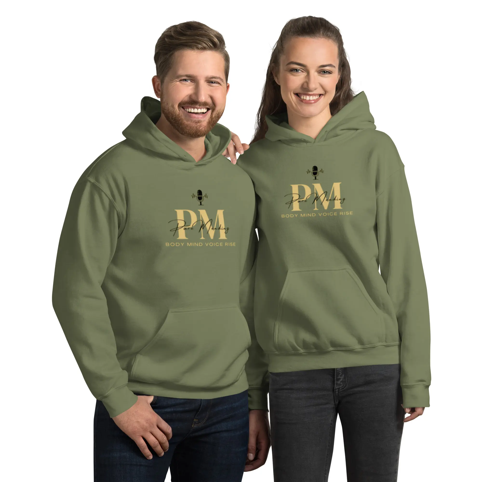 Pure Mending Sweater “Embrace Healing with Every Stitch” polyester hoodies Cotton Fabric positive affirmation