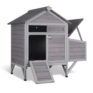 Aivituvin-AIR7020 Raised Backyard Hen House | Small Chicken House for 1-2 Chickens,Chicken Coop For Beginner