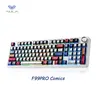 Restock Aula F99PRO/F99/F106PRO/F75 Wireless Gaming Keyboard with 8000mAh Battery, Hot Swappable Comics Creamy Mechanical Keyboard, 2.4GHz/Type-C/BT5.0 ( Graywood & Vector switches & Reaper Switch&Blaze Switch)