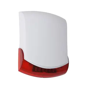 212 MAIN Rechargeable Tamper-Proof Jumbo Outdoor Siren & Strobe Box, Outdoor Sensor Alarm, LED Lights, Sound Alert, 15-500LB Security Cameras & Systems Component
