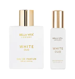 BellaVita Luxury's White Oud More Mystery | 100ml+20ml Perfumes | EDP | Orange, Freesia & Wood Notes | Unisex Perfume | Long Lasting