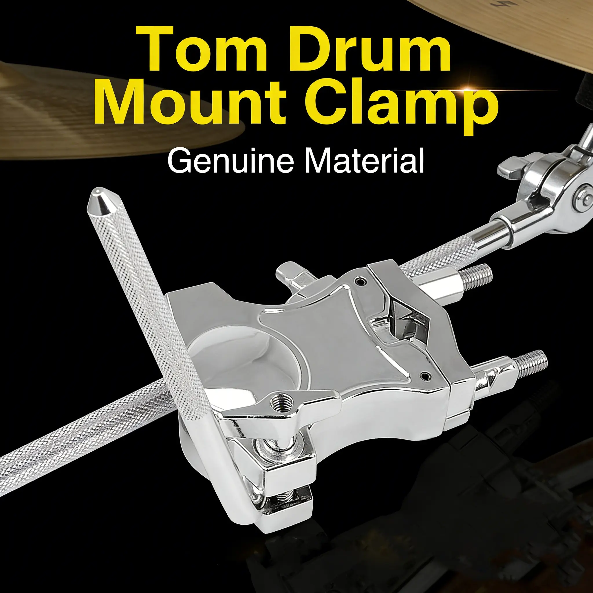 High-Quality Dt-35 Drum Mount Bracket, Universal Drum Rack Extension Hardware, Easy Install Stable Percussion Accessory