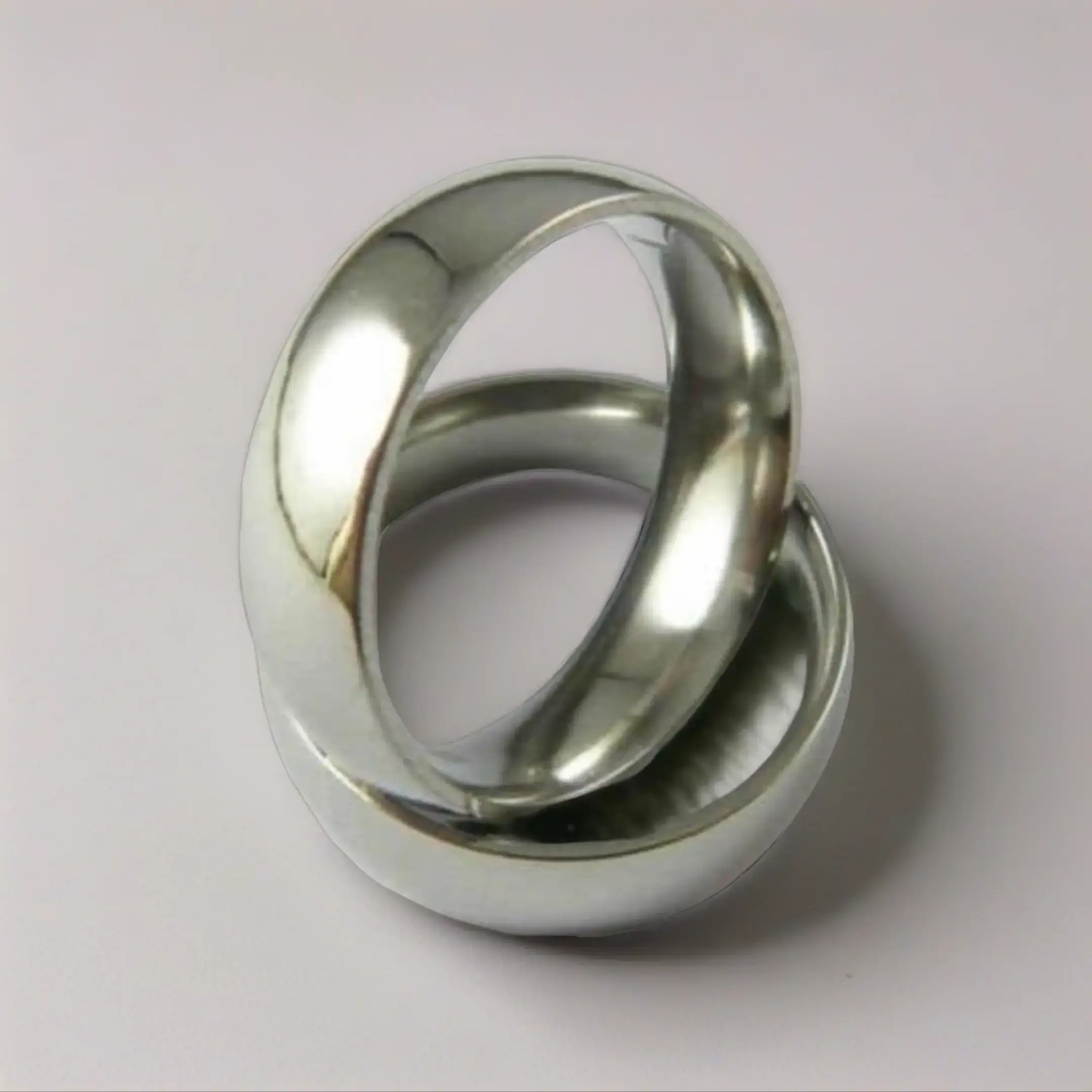 Silver Stainless Steel Ring Plain Wedding Band Male Female 3mm-6mm Sizes 4-13