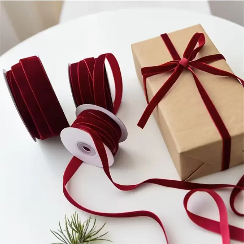 Colorful Thick Fleece Ribbon Rolls, Multiple Sizes Available, Perfect for Christmas Tree Decor, Gift Wrapping, DIY Crafts, Sewing Projects