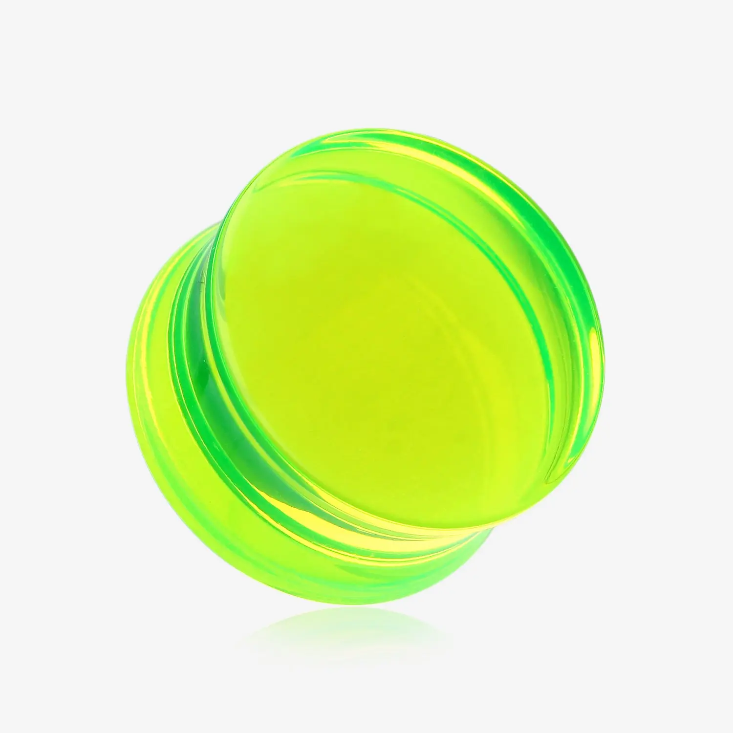 A Pair of Basic UV Acrylic Double Flared Ear Gauge Plug