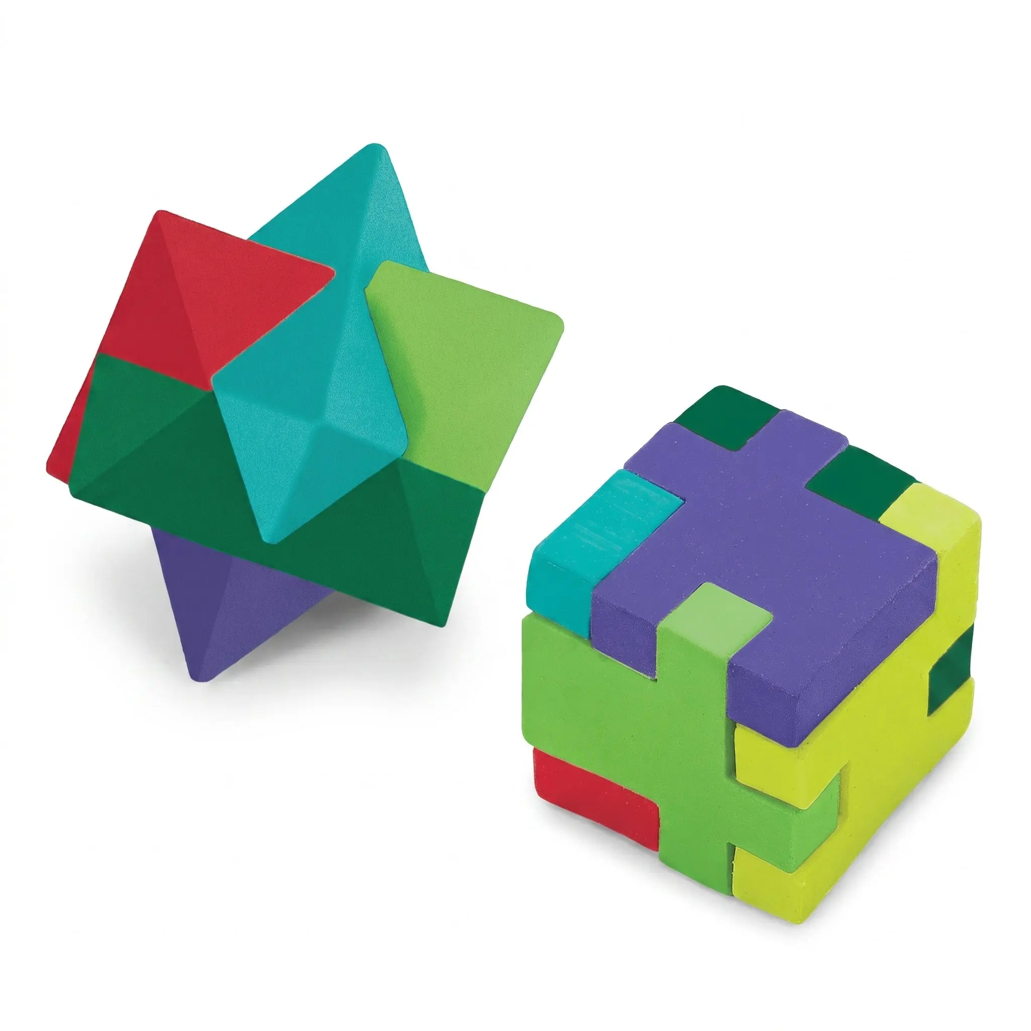 Pixel Party Puzzle Erasers - 12 Pack Pixel Party Puzzle Erasers - 12 Pack