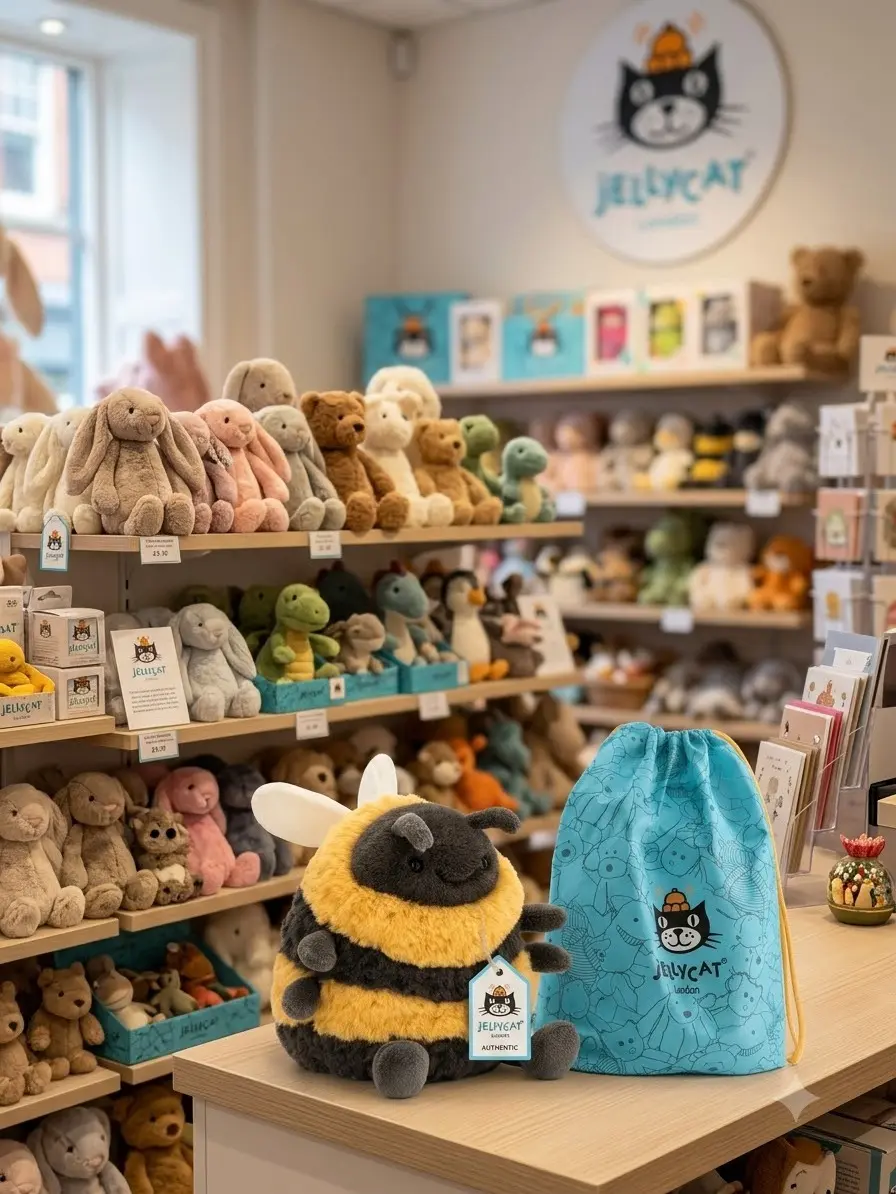 Jellycat Albee Bee Plush Toy – Ready to Ship from USA | Includes Jellycat Gift Bag | Limited Stock