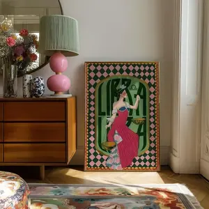 Libra Zodiac Wall Art Poster Astrology Poster, Coquette Girly Dorm Room Decor