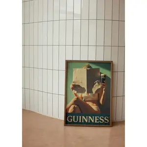 Morning Read – Retro Guinness Print | Wall Decor