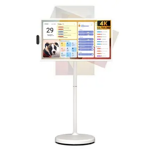 2026 Apolosign Gen 2 Portable TV, Ultra-Large 15000mAh Battery, 24 inch 32 inch True 4K UHD Portable TV, 16(8+8)GB+256GB, Google EDLA-Certified Android 15 OS, Touch Screen, Voice Remote Control, Support Google&Apolosign Calendar