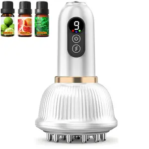 YOLUXSPA Handheld Body Massager for Legs & Belly-Full Body Relaxation, Heat, Vibration, Microcurrent for Muscle Relaxation, Reduce Stress