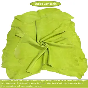 Premium Top-grain genuine leather,Lambskin Suede Leather sheepskin, cashmere leather material, handmade genuine leather fabric, diy leather, thickness 0.8-1.0mm, fine and soft suede surface, suitable for handmade diy, making genuine leather bags