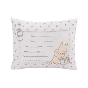 Winnie the Pooh Decorative Keepsake Pillow – Personalized Birth Pillow