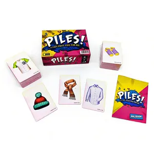Family Fun Card Game for Kids and Adults, Quick Casual Travel Game, Completes in Under 10 Minutes, Party Supplies, 200 Cards + Instructions