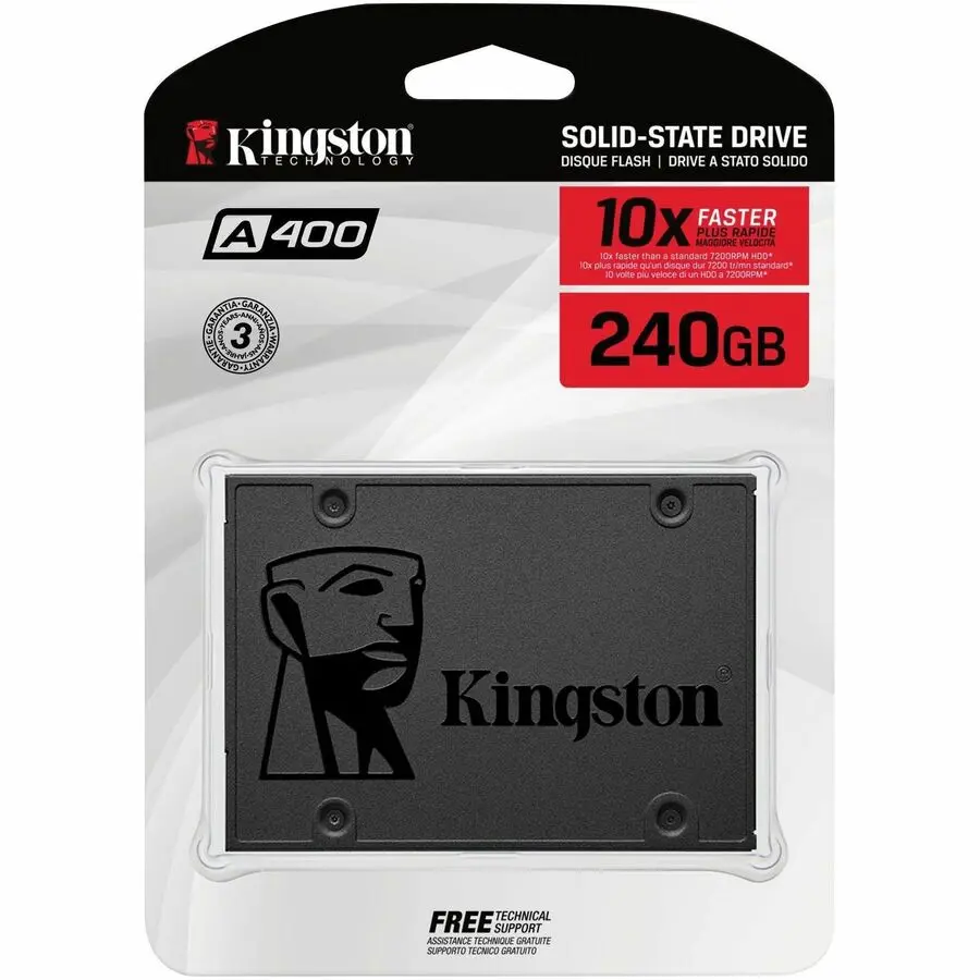 Kingston A400 240GB 2.5" SATA Internal Solid State Drive SA400S37240G