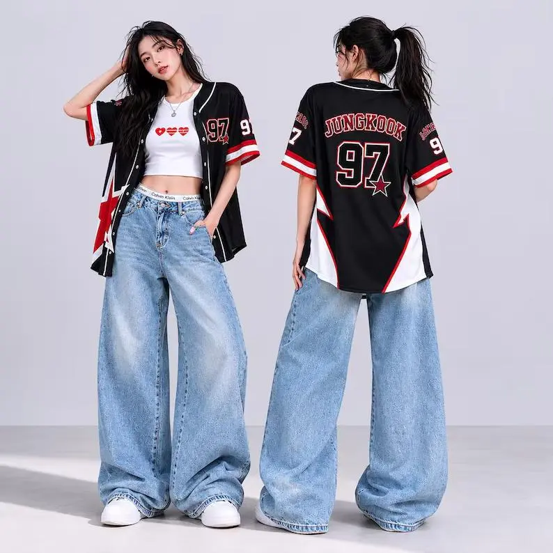 Arirang 2026 World Tour Jersey, Kpop Concert Merch, Fan Apparel S-5XL, Baseball Jersey