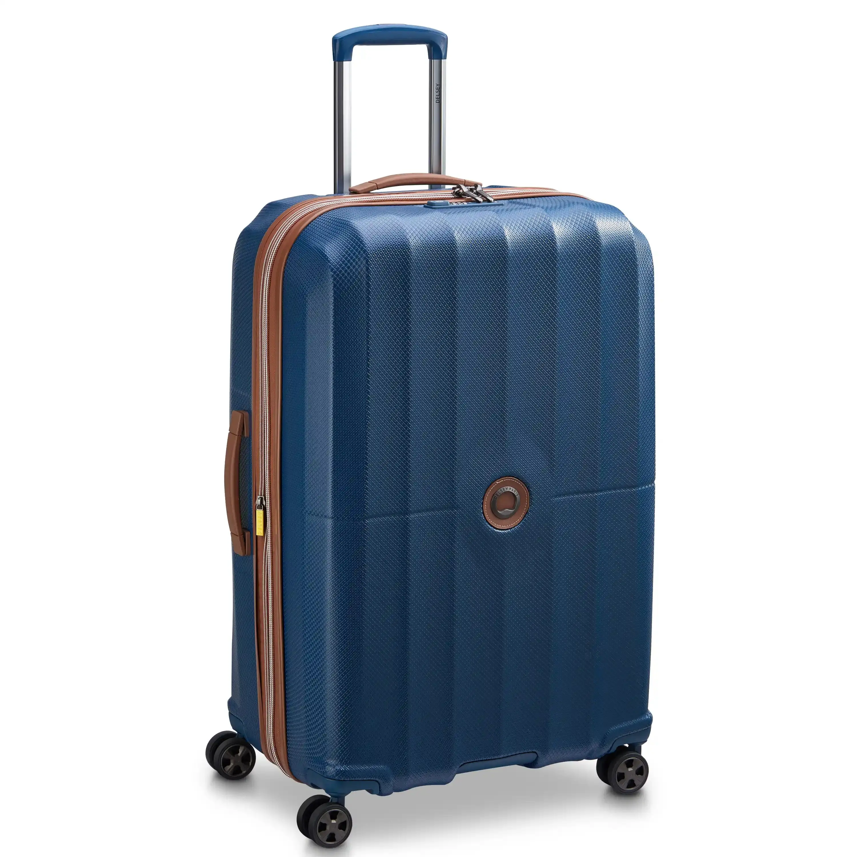 DELSEY Paris Carrousel Large Checked Luggage, Lightweight Expandable 4-Wheel Spinner with TSA-Approved Lock, Expandable Rolling Luggage, Carry On Luggage