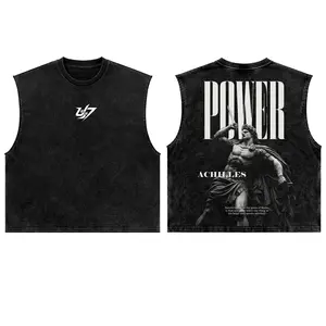 Power Achilles Workout Tank, Workout Shirt, Men's Sport Outfit, Gym Men's Top, Training Clothing, Anime Merch Fan