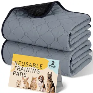 Reusable Pet Urine Pads, Washable Pee Pads, Puppy Pee Pads, Dog and Cat Training Mats, Indoor Outdoor Use, 2pc/1pc Pet Bedding Accessories