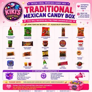 Mexican candy bag Snack comes with cute bag and 50  Mexican candies so much fun for Ciño De Mayo.
