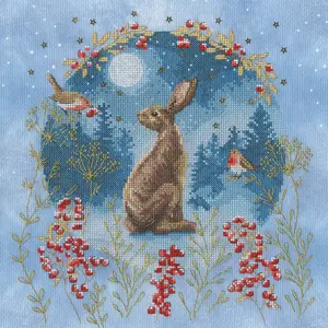 Midnight Moongazer XJS2 Counted Cross Stitch Kit