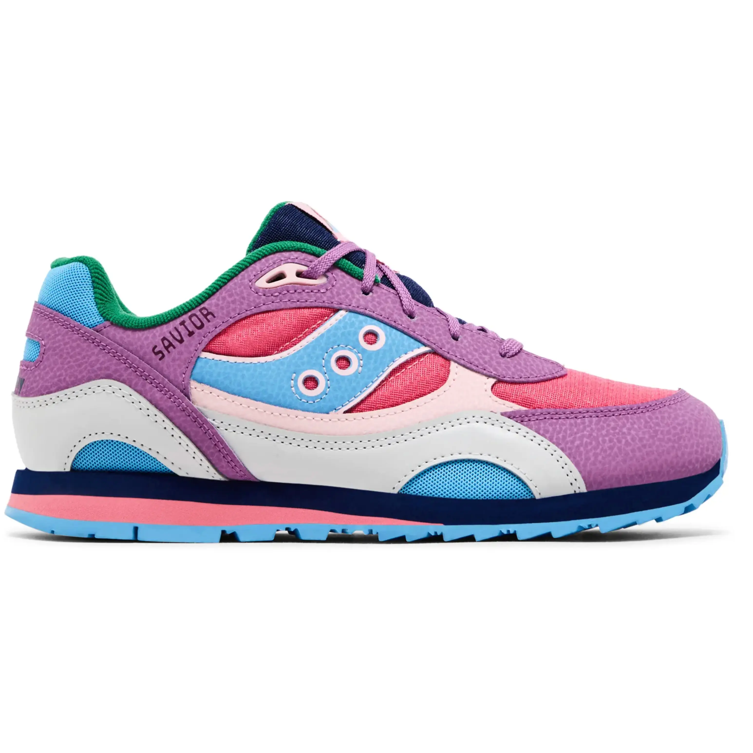 Jae Tips X Saucony Shadow 6000 Big Kids "To-Do List" Purple Sneakers