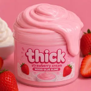 Loo Goo Thick Strawberry Cream Slime
