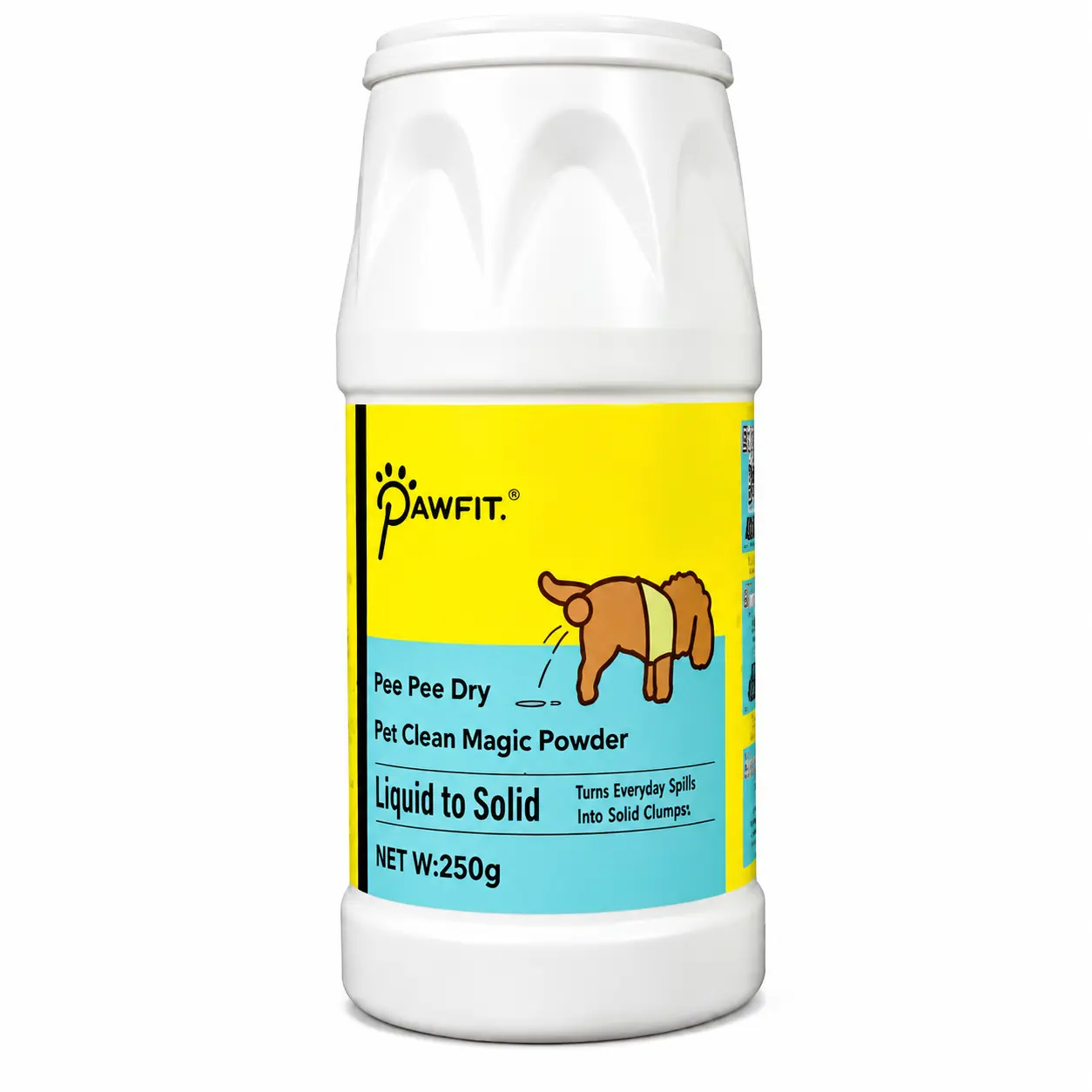 Pet Urine Solidifier & Odor Eliminator Powder, Fast Liquid to Solid Magic Pee Absorbent Granules for Dog Cat Puppy, Extra Strength Urine Smell Destroyer Cleaner, Easy Sweep and Scoop Clean Pet Supplies