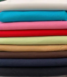 Pima Cotton Twill Spandex Fabric By the Yard