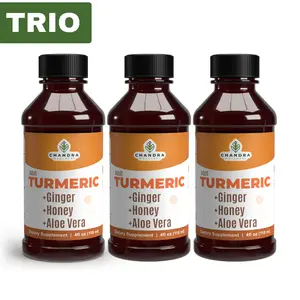 TRIO Adult Turmeric, Ginger, Honey & Aloe Vera Syrup Chandra Wellness