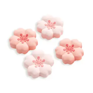 Geekshare Sakura Joystick Caps for Nintendo Switch 2 Joy-Con (2-Pack) – Cherry Bossom, Soft Anti-Slip Thumb Grip Covers