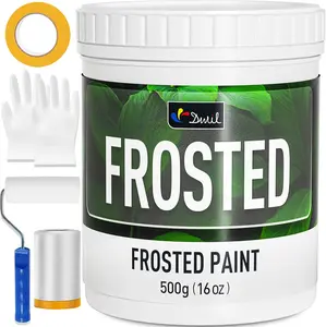 DWIL Frosted Glass Paint for Window Privacy - Waterproof UV Resistant Frosted Glass Spray for Bathroom Kitchen Room Sliding Door High Coverage Quality Complete Kit